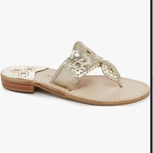 Jack Rogers Hamptons Flat Size 8, WIDE